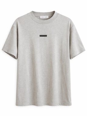 Men's Crewneck T-Shirt in Light Gray ESSENTIALS